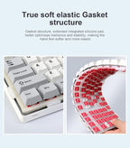 x Aula F99 Pro Wireless Mechanical Gaming Keyboard, Hot Swappable Custom Cream Keyboard with RGB Backlit, Pre-lubed Linear Switches, Gasket Structure PBT Keycaps Blutooth Keyboards for PC Xbox