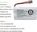 GEILIENERGY BBTY0651101 Battery Compatible with Uniden BT1007 BT-1007 BT904 BT-904 BT1015 BBTY0460001 BBTY0510001 BBTY0624001 BBTY0700001 HHR-P506, HHR-P506A Cordless Phone(4-Pack)