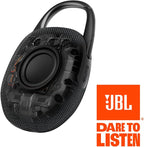 JBL Clip 5 - Ultra-Portable, Waterproof & Dustproof Bluetooth Speaker, Big Pro Sound with Punchy bass, Integrated Carabiner, Up to 12 Hours of Play, Made in Part with Recycled Materials (Pink)