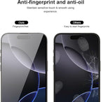Full Edge Coverage 9H+ Glass 2 Pack+2 Camera lens cover for iPhone 16 Pro Max Screen Protector (12FT Military Grade Shatterproof) for 16 ProMax Tempered HD Clear Anti-Scratch 6.9