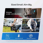 Renogy 2PCS 12V 100Ah Mini Size LiFePO4 Lithium Battery, 100A BMS for Ultimate Safety, Deep Cycle Remote Monitoring, Backup for RV, Cabin, Marine, 200ah LiFePO4 Lithium Battery - Core Series