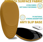 Hokafenle Ergonomic Mouse Pad Wrist Support with Stepped-Wedge Design, Wrist Rest Pain Relief Mousepad Filled with Memory Foam, Carpal Tunnel Mousepad for Wireless Mouse(12x8 inch,Goldenrod)