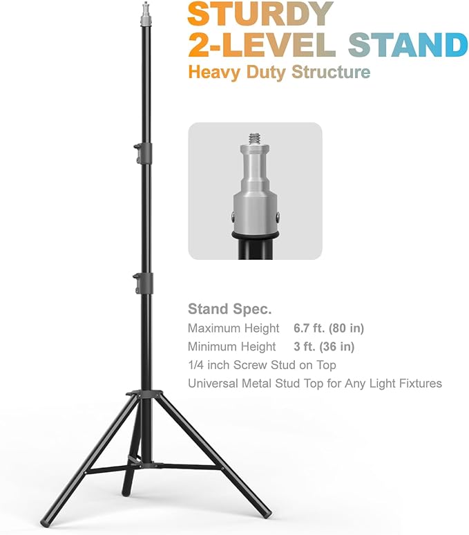 LimoStudio (LED Super Bright) 1600W Output Remote Control, 20 x 28 inch Softbox Continuous Lighting Kit, 3000K-6500K Adjustable Color Temperature, 7600 Lumen, CRI>95, Soft Box Light Diffuser, AGG3431
