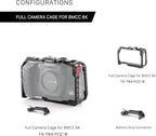 Tilta Camera Cage for BMCC 6K | Compatible with Black Magic Design Cinema Camera 6K Cold Shoe/Arri Rosette/NATO Rail | (Full Camera Cage)