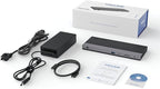 Laptop Docking Station, Docking Station 3 Monitors with 2* DP+HDMI, 130W PD Charger, 4* USB 3.0, Audio, Gigabit Ethernet, TF/SD for Lenovo,HP,Dell, Windows System Computer
