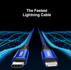 USB C to Lightning Cable 6FT 2Pack Apple MFi Certified iPhone Fast Charger Type c to Lightning CableNylon Braided iPhone Cord Compatible with iPhone 14 13 12 Pro Max 11 X XS XR 8 Plus iPad