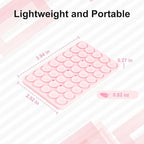 1 Pack Silicone Suction Cup Phone Case Mount Double Sided, Phone Accessories Hands-Free Strong Grip Holder for Selfies and Videos, Silicon Phone Stand Sticky for iPhone and Android Transparent