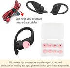 Replacement Earbud Tips Silicone Ear Tips Compatible with Powerbeats Pro Beats Wireless Earphone Headphone Earbud Rubber Tips Earbud Covers 4 Pairs