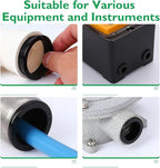 225 Pcs 8 Sizes Cable Snap-in Knockout Insulating Bushing Grommets Assortment Kit, 5/16, 3/8, 1/2, 5/8, 11/16, 3/4, 7/8, 1 Black Nylon Plastic Hole Grommets for Wiring, Cord Hose & Tubing