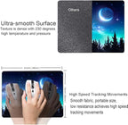 Hokafenle Mouse Pad, Square Personalized Computer Mouse Pads with Forest Moon Design, Washable Mouse Mat, Gaming Office Home Non-Slip Rubber Base Mousepad