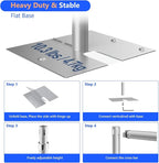 Pipe and Drap Backdrop Stand Kit ,10x 10ft Heavy Duty Adjustable Frame Backdrop Stand with Flat Base,Carry bag for Event, Birthday Party, displays and Wedding Decoration