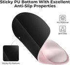 EooCoo Gel Wrist Rest Mouse Pad Ergonomic Middle Concave Design, Relieve Wrist Pain Mousepad, Non-Slip Base for Laptop, Computer, Office Decor for Women, Carpal Tunnel Syndrome