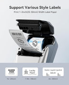 NIIMBOT B1 Label Maker Machine with Tape, Thermal Label Printer Easy to Use for Office Supplies, Home, Business, 2 Inch Label Maker with 2'' x1.18'' Labels-230pcs/Roll