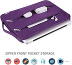 Voova Laptop Sleeve Carrying Case 15.6 16 Inch,Slim Computer Cover Bag Compatible with MacBook Pro 15/16, Dell xps 15,15-16 Inch HP Dell Asus Acer Laptop, Purple
