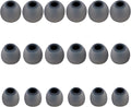 Earbud Replacement Tips Silicone Earbud Tips Eartips Fit Most in-Ear Earbuds(Inner Hole 3.8mm -5.1mm) Headphone Earbuds Rubber Tips 9 Pairs S M L