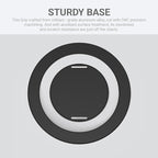 Grat 3 Lite Magnetic Phone Loop, [Nylon-core Silicone Strap] 360° Rotatable Phone Grip, Detachable Finger Holder Compatible with Magsafe for iPhone 16 15 14 13 12 Pro/max, Black