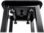 Rockville RTP82B 8 ft Adjustable Black Totem Moving Head Light Stand, Dual Scrims, Travel Bags, Speaker Mount, for DJs and Stage Lighting