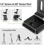elitehood Aluminum Magsafe iPhone Tripod Mount with Arca Port, Magnetic Phone Mount for Tripod with 1/4" 3/8" Screw Adapter, Cell Phone Holder Stand for Video Recording Live Streaming Vlogging