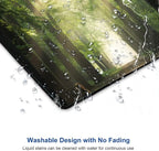 Hokafenle Mouse Pad, Natural Forest Mouse Pad, Rectangle Mouse Mat Square Waterproof Mouse Pads Non-Slip Rubber Base Mousepad for Office Laptop, 9.5"x7.9"x0.12" Inch