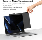 acer [2 Pack] Laptop Privacy Screen for MacBook Air 13 Inch (2022-2025 M1,M2,M3,M4), Eye Protection Anti Spy/Glare Blue Light Computer Monitor Privacy Filter, Dual-Sided Magnetic & Removable
