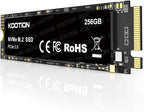 KOOTION 256GB NVMe M.2 PCIe 2280 SSD | Gen3x4 Internal Solid State Drive Hard Drive Up to 3000MB/s | Compatible with Laptop & PC Desktop