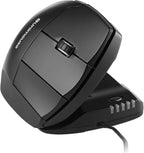 Contour Unimouse Ergonomic Vertical Mouse – Adjustable 35°-70° Angle, Customizable Thumb Rest, Wired, 6 Programmable Buttons, Ideal for All Day Comfort, Carpal Tunnel and Pain Relief