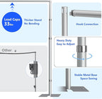 Pipe and Drap Backdrop Stand Kit ,10x 10ft Heavy Duty Adjustable Frame Backdrop Stand with Flat Base,Carry bag for Event, Birthday Party, displays and Wedding Decoration