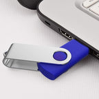 KEXIN Flash Drive 8GB 100 Pack USB Flash Drive 8 GB Thumb Drive USB Drive Bulk Jump Drive Swivel Pen Drive with LED Indicator 8G Blue