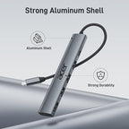 Acer 5 in 1 USB C Hub with 4K HDMI, 100W Power Delivery, 3 USB A Data Ports, USB C to HDMI Multiport Adapter for Laptop, PC, Tablet, MacBook Air, iPad Air, iMac, iPhone 15/16 Pro/Pro Max
