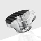 Audiocrast IF4021S HiFi Speaker Isolation Feet Pads 4PCs Stainless Steel 40x21mm Silver Speaker Shock Absorber Vibration Dampener Floor Protector for Audio Subwoofer CD DVD Amplifier Turntable DAC