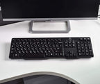 2PCS Russian Keyboard Stickers, Russian-Englsih Keyboard Letters Replacement Stickers White Font Black Background for PC Computer Laptop Notebook Desktop, Cyrillic Keyboard Alphabet Stickers