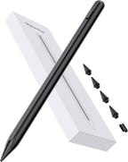 Stylus Pen for iPad 2018-2025, 15Mins Fast Charge for Apple Pencil, Palm Rejection, Compatible with iPad 10/9/8/7/6, iPad Pro 12.9"/11"/13" M4, iPad mini 6/5, iPad Air 5/4/3/11"-13" M2
