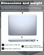 Dell Inspiron 16 Business Laptop - 16'' Touchscreen FHD+ Dsiaplay, Intel 10-Core 7 150U(Up to 5.4GHz) Express Charge, Backlit Keyboard, Windows 11 pro, Fingerprint (32GB RAM | 1TB SSD