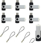 lcwamy 512MB Flash Drives 100 Pack USB Drives Bulk USB Flash Drive 100 Pack Flash Drive Bulk Thumb Drive Pendrive CupShadow USB(Black, No Logo)