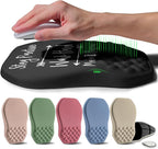 Ergonomic Raised Mouse Pad Wrist Support with Bilateral Slope Memory Foam Mousepad for Wrist Rest and Carpal Tunnel Pain Relief 11.8x7.9〃Inspirational Quotes