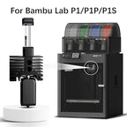 JUUPINE Upgraded Bambu Lab Hotend kit for Bambu Lab P1P/P1S 3D Printer,24V 60W Ceramic Heater HotEnd Kit with Removable Hardened Steel 0.4mm Nozzle for Bambu Labs P1 Series 3D Printers