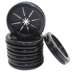Rubber Grommets for Wiring, 1-9/16 Inch Drill Hole, 1-3/8 Inch ID, Firewall Grommets Automotive Cable Cords Hoses Protection, Double-Sided Rubber Plugs for Round Holes, 6 Pcs, 35x40 mm