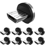 Magnetic Connector Tips Head for Micro USB Android Devices (9 Pack)