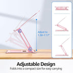 Urmust Laptop Stand for Desk Aluminum Computer Stand Riser Holder for Laptop Compatible with MacBook Air Pro, Dell, HP, Lenovo Samsung, Alienware All Laptops 11-15.6"(Black)