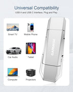 256GB USB C Flash Drive Up to 450MB/s USB 3.2 Solid State Thumb Drive Type-A + Type-C 2-in-1 Flash Drive Memory Stick Data Storage Compatible with Smartphone Tablet Computer Game Console