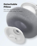 Viozon Tablet Stand Pillow, Compatible with 4.7"-13" Phone/Tablet, iPad, iPhone, Samsung, Google, Kindle, 360°Adjustable Phone Holder for Bed with Soft Plush Fabric, and Detachable Bowl, Grey
