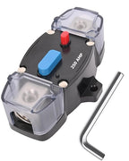 250 Amp Circuit Breaker 12-48 Volt DC 250A Self Recovery Resettable High Amp Circuit Breaker with Manual Reset Button for Automotive RV Marine Boat Car Audio and Amps Protection