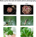 30-120mm Cell Phone Macro Lens, for ipad,iPhone,Samsung, Android, Pixel,Phone Macro Lens
