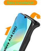 Battery Case for Galaxy A16/A17,Enhanced 10000mAh Portable Protective Wireless Charging Case Support Carplay Compatible with Galaxy A16 A17(6.7 inch) Rechargeable Extended Battery Charger Cover-Black