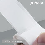 PUQU 30x50mm Direct Thermal Sticker Labels, Self-Adhesive All-Purpose Label Maker Tape, Compatible with AQ Series Label Printer, Refills Standard Laminated Office Labeling, 3 Rolls, 450 Labels
