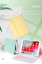 AnMengXinLing Keyboard Case for iPad Air 13 Inch (M3 2025/M2 2024)/Pro 12.9 6th/5th/4th Generation with Mouse Pencil Holder, Magnetically Detachable Keyboard Mouse, Green