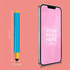 Kid-Friendly Stylus Pens for Touch Screens, Crayon Stylus Pen for iPhone Ipad Air Mini Pro, Fire HD Kids Tablet, Android Tablet, Dragon Touch - Blue Pink Green Purple Red (5 Pack)