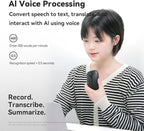 M4 Wireless Smart Ai Mouse For Pc Laptops,One-Touch Voice Input, Ai Assistant, Meeting Recording, Screenshot Translation, And Multi-Language Compatibility, Is A High-Performance Office Device.
