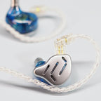 CCA KZ Zax in Ear Monitor Headphones 16 Units 7BA 1DD Hybrid Drivers HiFi IEM Earphones High Clarity Metal Gaming Earbuds with 2 Pin Detachable Cable