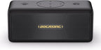 BOGASING Bluetooth Speakers, M5 Portable Wireless Speaker with 40W Loud Stereo Sound & Punchy Bass, 30H Playtime, IPX7 Waterproof, Bluetooth 5.3, EQ, TWS, TF-Card, AUX, USB, for Outdoor Home (Black)